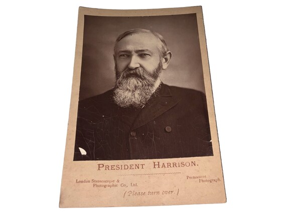Benjamin Harrison Cabinet Card