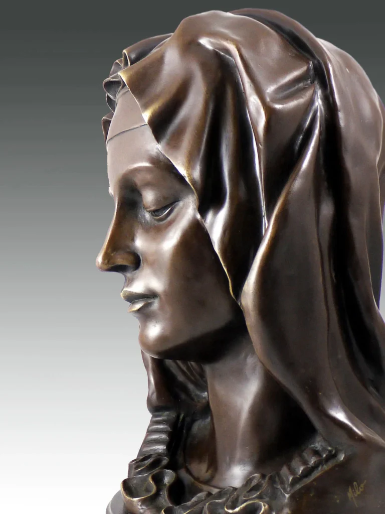 Bronze Bust of Michelangelo's Pieta