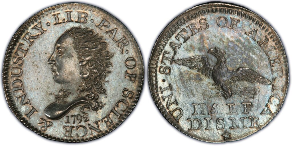 half disme coin